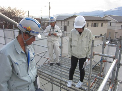 中部公園セミナーハウス新築工事現場②